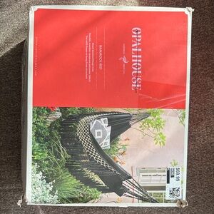 Opalhouse Black and Gold Woven Hammock